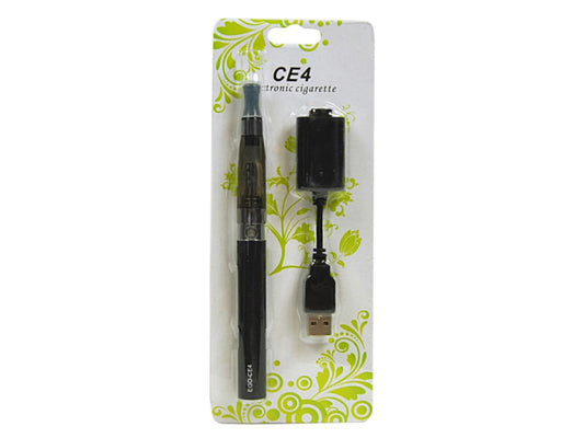 CE 4 E-Ziagarette schwarz mit Aufladekabel
